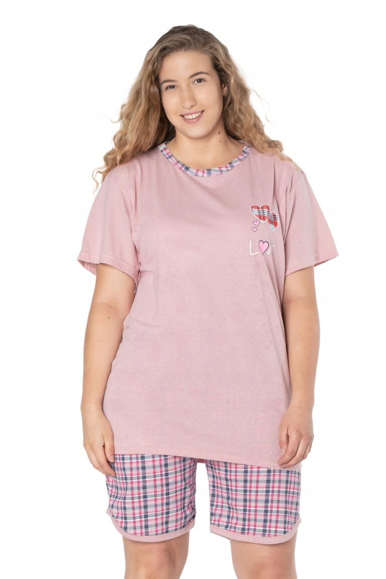 Piżama Damska Bawełna Piżamka Komplet 10388-6 r XL