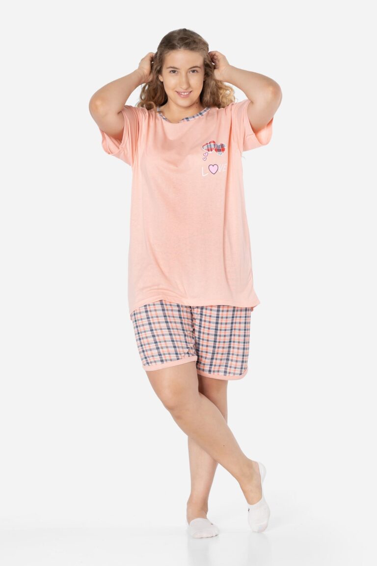 Piżama Damska Bawełna Piżamka Komplet 10388-4 XL