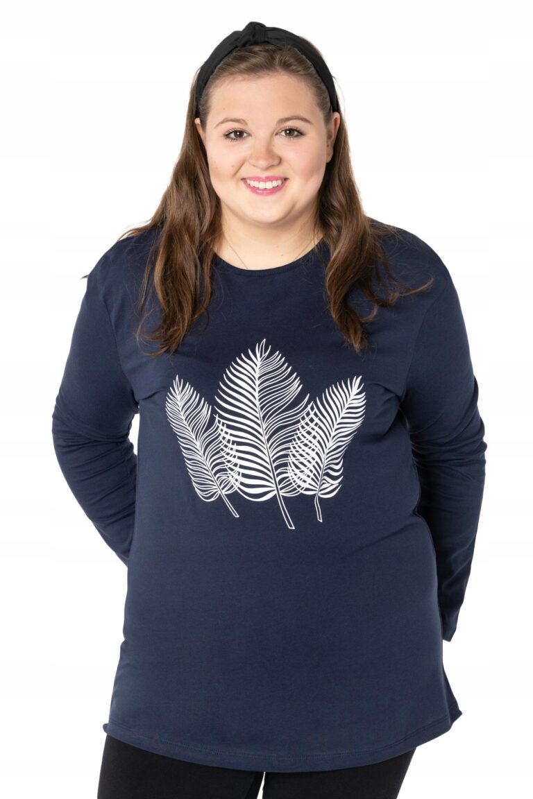 Bluzka Damska Koszulka z Długim Rękawem 2013-3 3XL