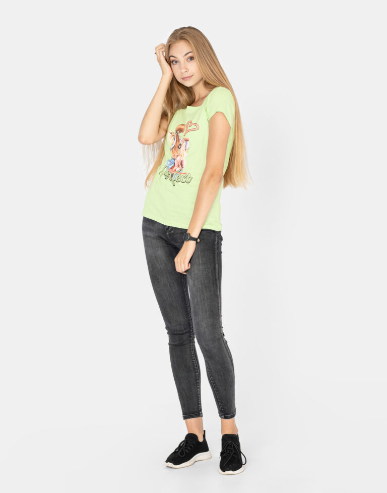 Koszulka Damska Podkoszulek T-shirt Top KD02-10 M