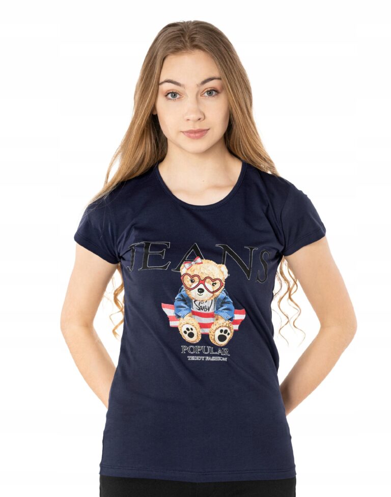 Koszulka Damska Podkoszulek T-shirt Top 382-04 r L