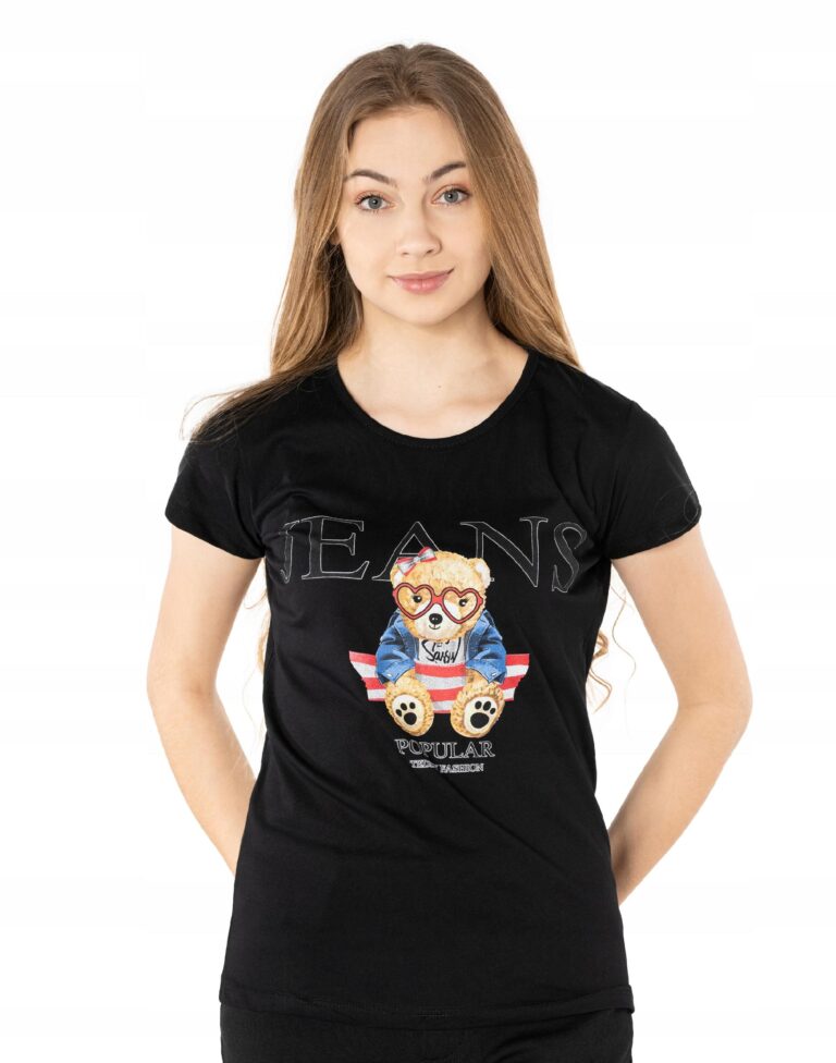 Koszulka Damska Podkoszulek T-shirt Top 382-02 r L