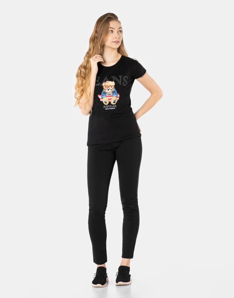 Koszulka Damska Podkoszulek T-shirt Top 382-02 r L