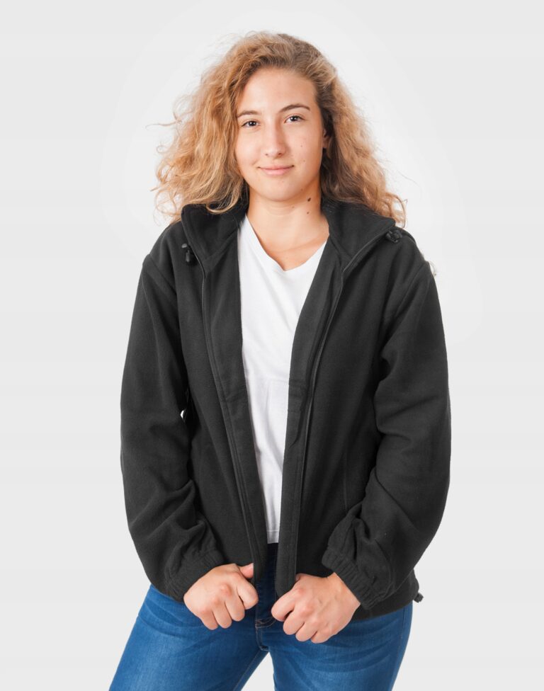 Bluza Polarowa Damska Polar Damski 557 r M czarna