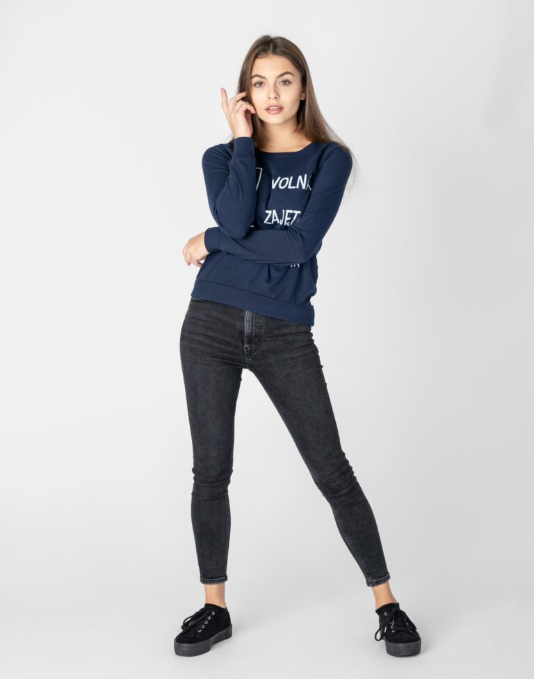 Sportowa Bluza Damska Dresowa Bawełniana 248-03 XL