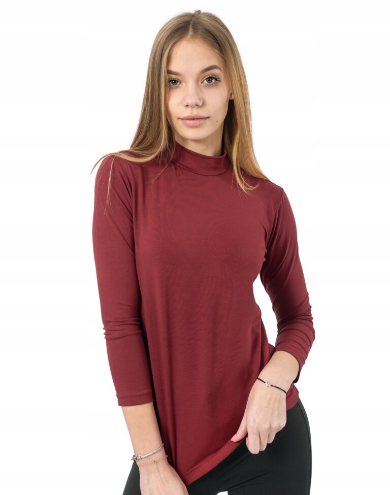 Półgolf damski cienki sweter golf Marseille 02 XXL