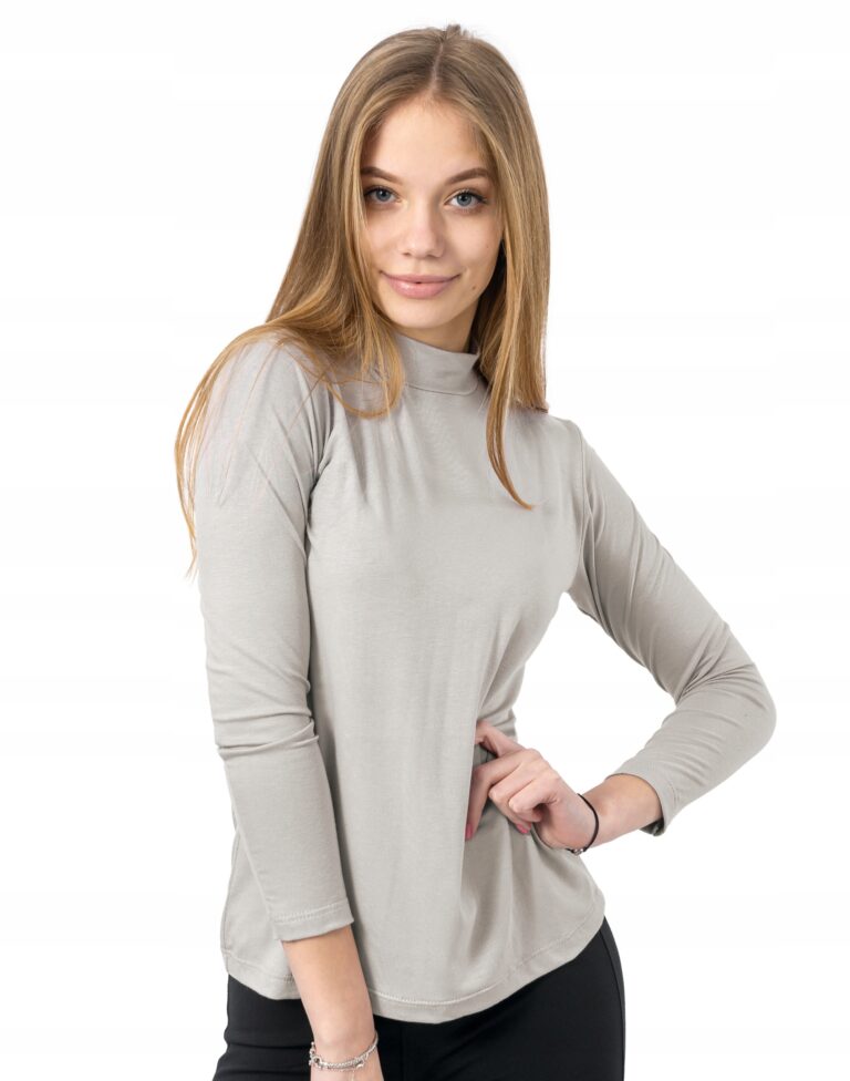 Półgolf damski cienki sweter golf Marseille 07 XL