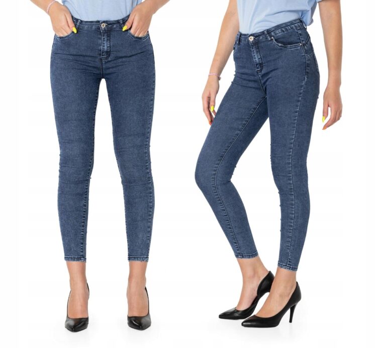 Spodnie Damskie Jegginsy Jeansy Push-Up 3822-5 27