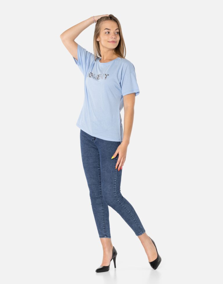Spodnie Damskie Jegginsy Jeansy Push-Up 3822-5 27