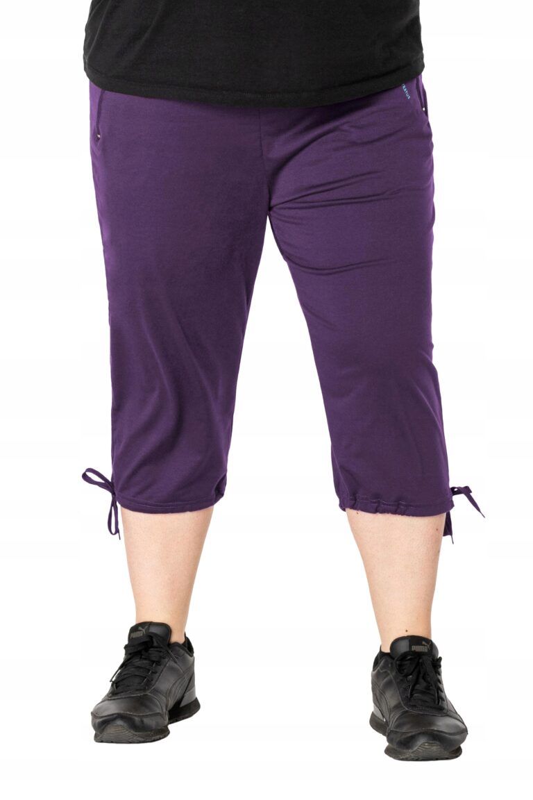 Duże Krótkie Spodenki Damskie Rybaczki 8162-9 8XL