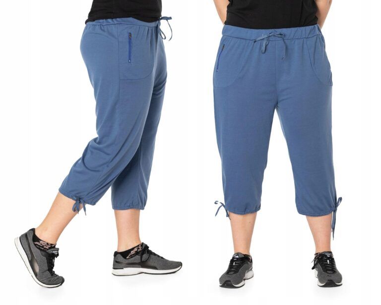 Duże Krótkie Spodenki Damskie Rybaczki 86022-8 7XL