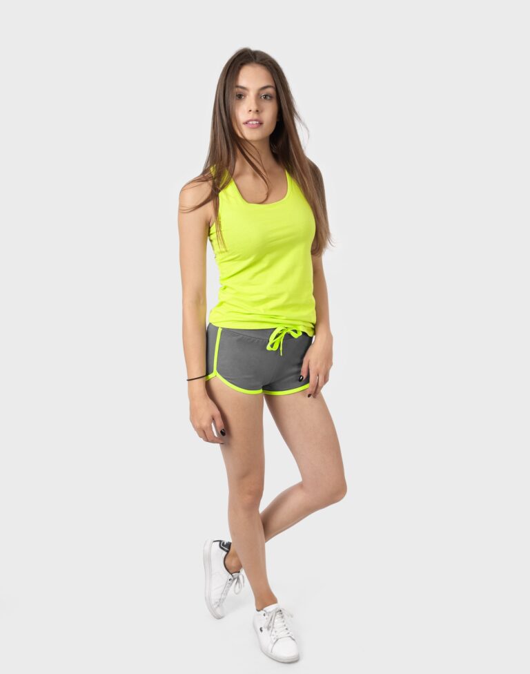 Krótkie Spodenki Szorty Damskie Sportowe 654-09 L