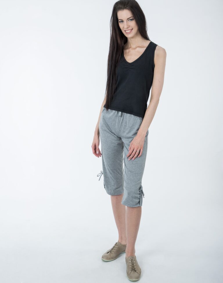 Krótkie Spodnie Rybaczki Damskie 5658 r 3XL melanż