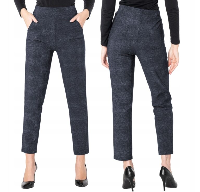 Duże Spodnie Damskie Cygaretki LINDA 304-2 5XL/6XL