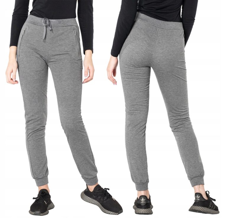 Spodnie Dresowe Dresy Sportowe Damskie 525-02 r XL