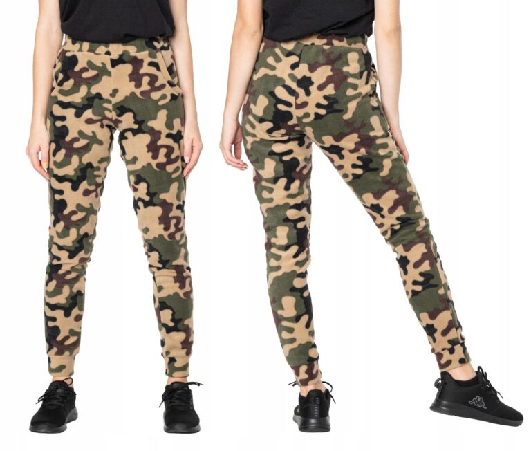 Spodnie Dresowe Moro Dresy Damski Polar JRX4-8 XXL