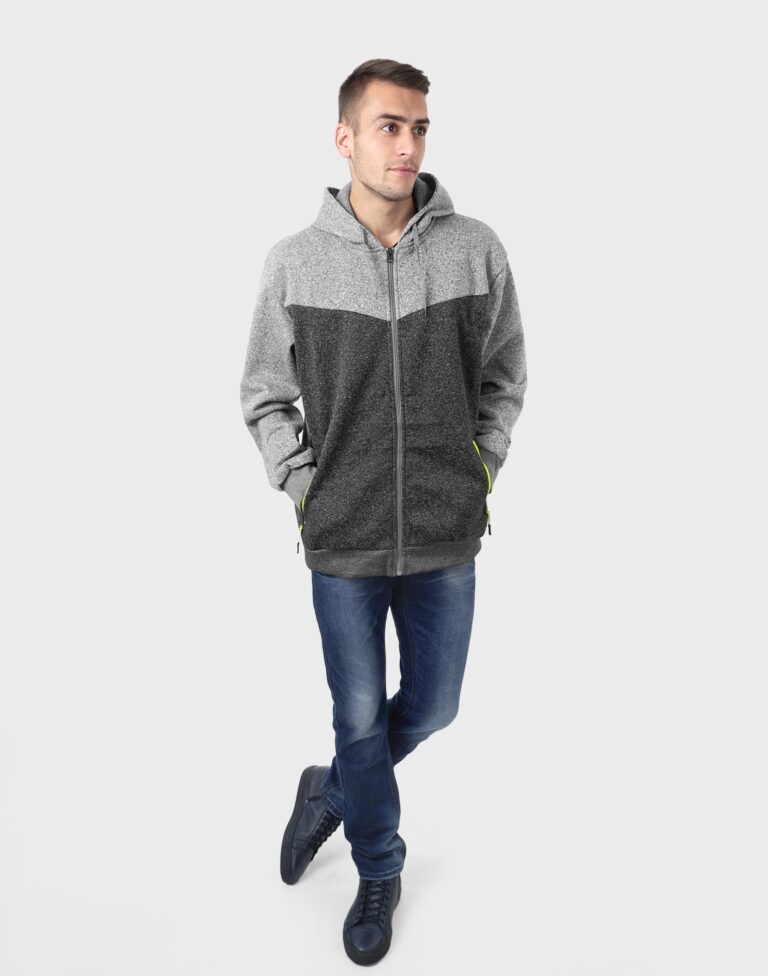 Bluza Męska Rozsuwana Zamek z Kapturem 2189-03 XXL