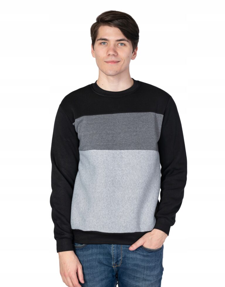 Ciepła Bluza Męska Ocieplana 2349-02 r L