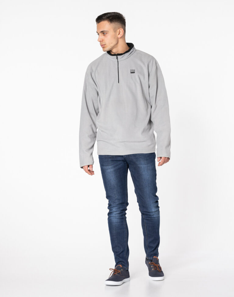 Ciepły Duży Polar Męski Duża Bluza Polarowa 435 XL