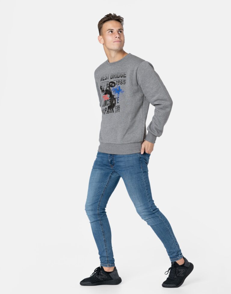 Sportowa Bluza Męska Bawełniana Dresowa D819-2 r M