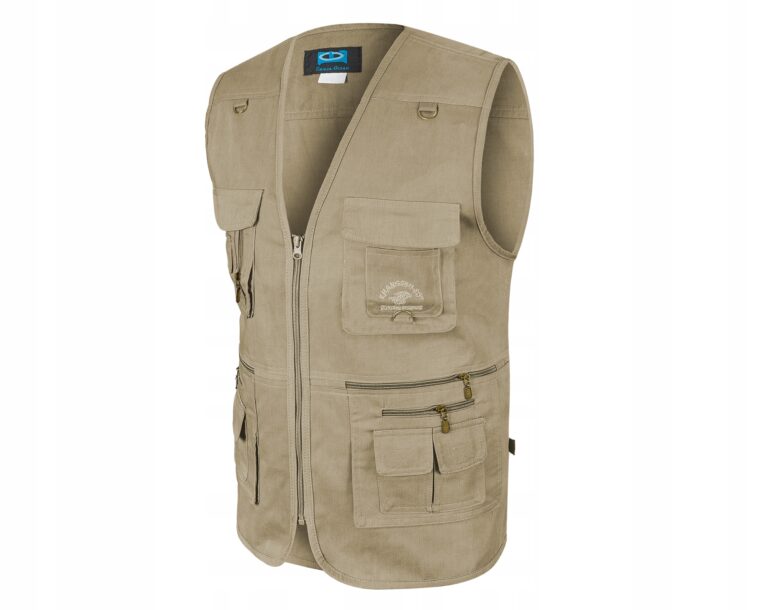 Kamizelka Sportowa Męska Bezrękawnik 088 4XL Khaki