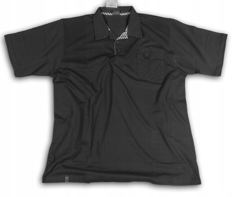 Duża Koszulka Polo Męska Polówka Joseph 3XL czarna