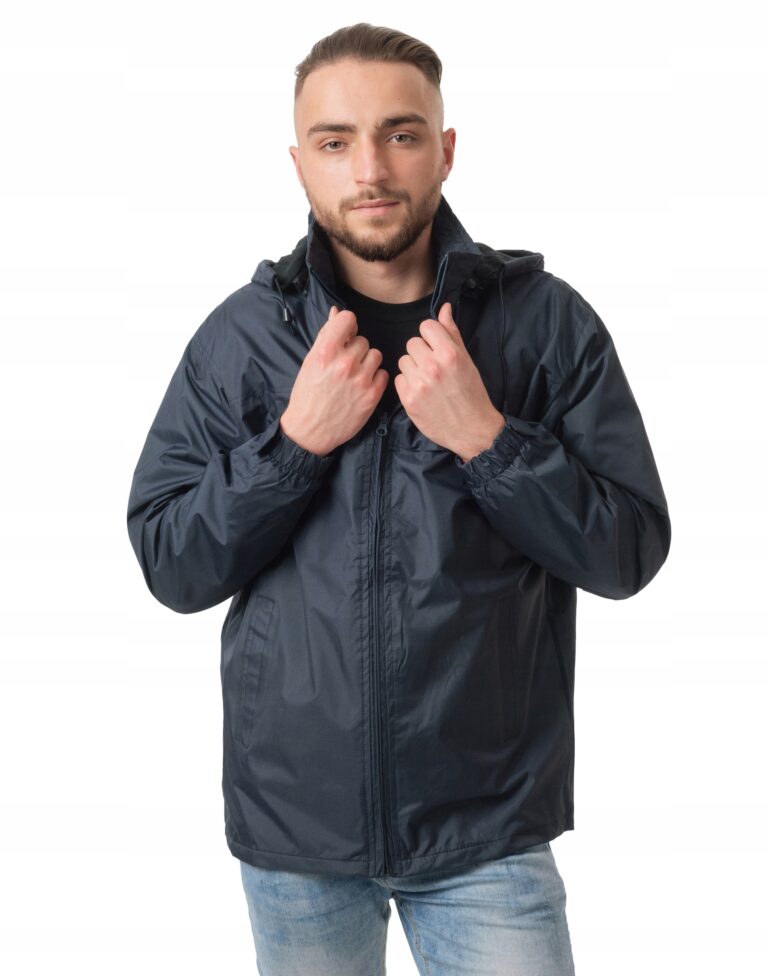 Kurtka Męska Przejściowa Wiatrówka 909 r XL granat