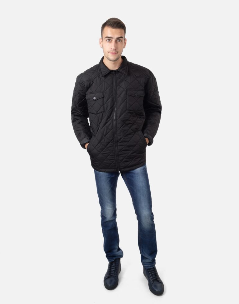 Kurtka Męska Przejściowa Wiatrówka JRX02 3XL czarn