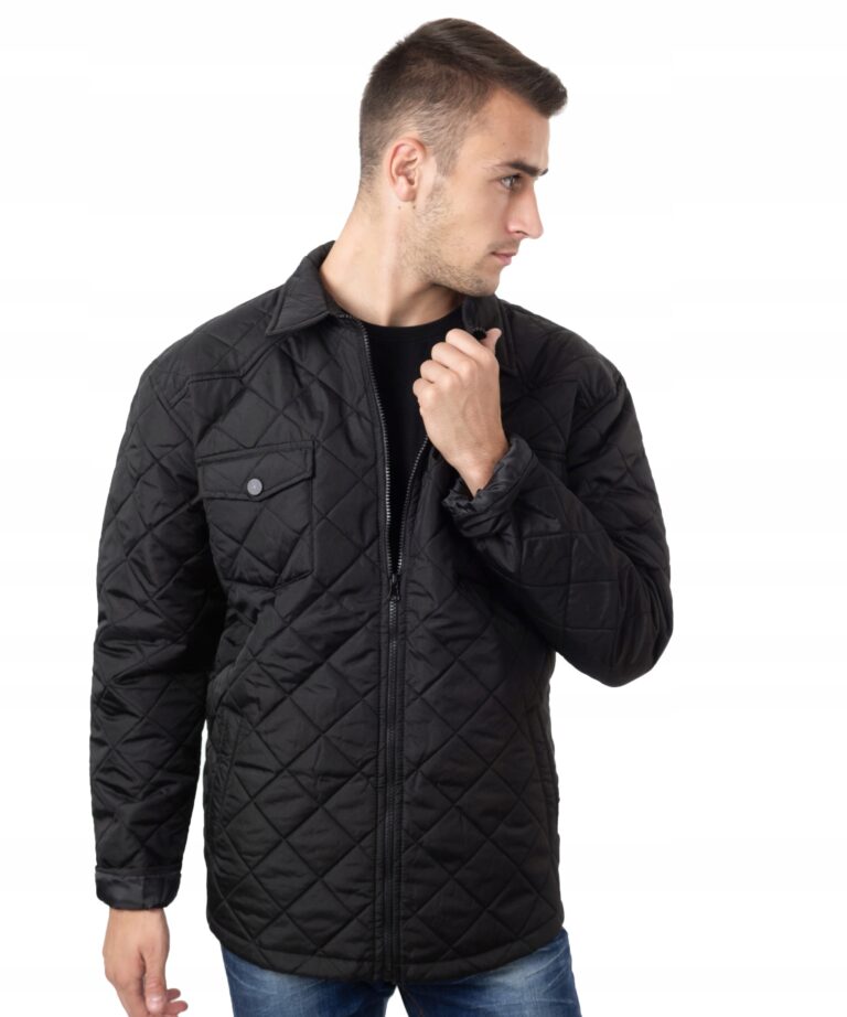 Kurtka Męska Przejściowa Wiatrówka JRX02 XL czarna