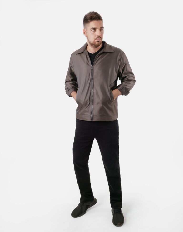 Lekka Kurtka Męska Przejściowa Wiatrówka 671-1 r L