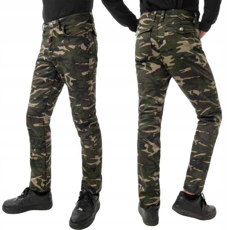 Ciepłe Spodnie Moro Męskie Ocieplane ZD23-5 80 cm