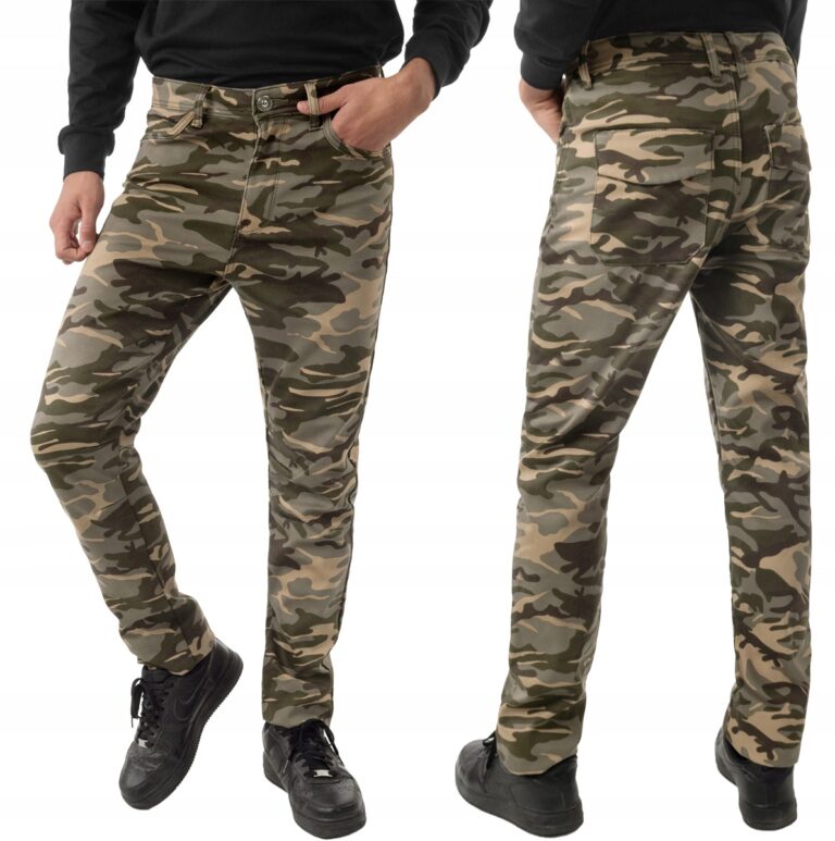 Ciepłe Spodnie Moro Męskie Ocieplane ZD25-4 92 cm