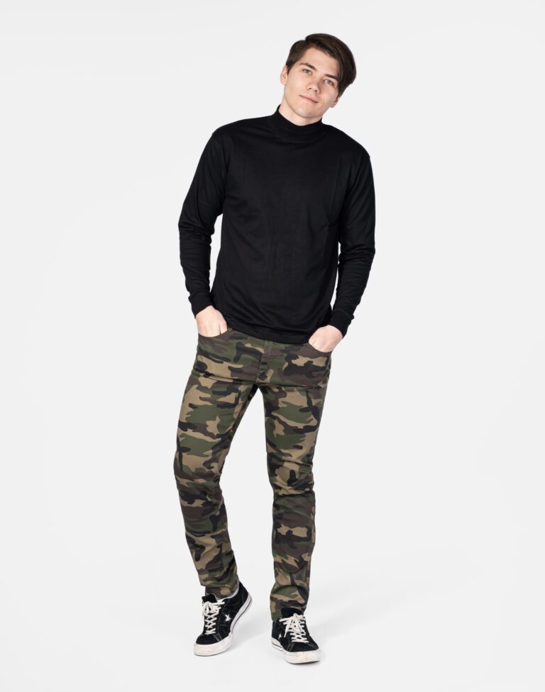 Spodnie Męskie Rurki Moro Bawełniane 4805 r 88 cm