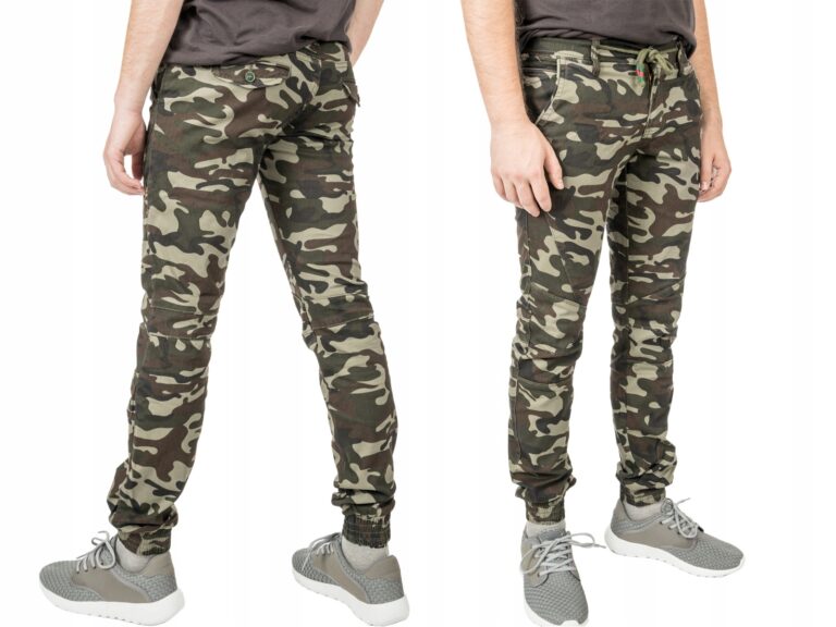 Spodnie Męskie Moro Jogger 889 ze Ściągaczem 84 cm