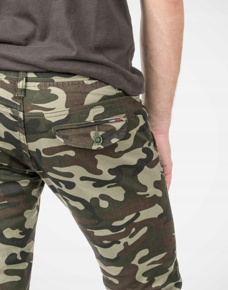 Spodnie Męskie Moro Jogger 889 ze Ściągaczem 82 cm