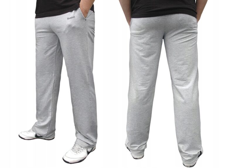 Spodnie Dresowe Męskie Dresy RENNOX 122 r L Melanż