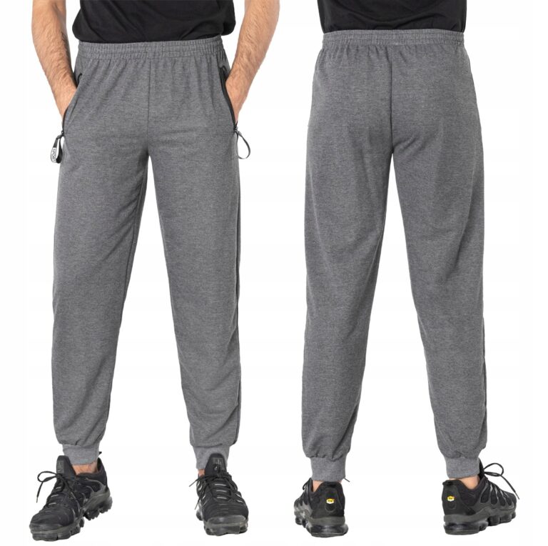 Spodnie Dresowe Męskie Dresy Sportowe 46035-01 3XL