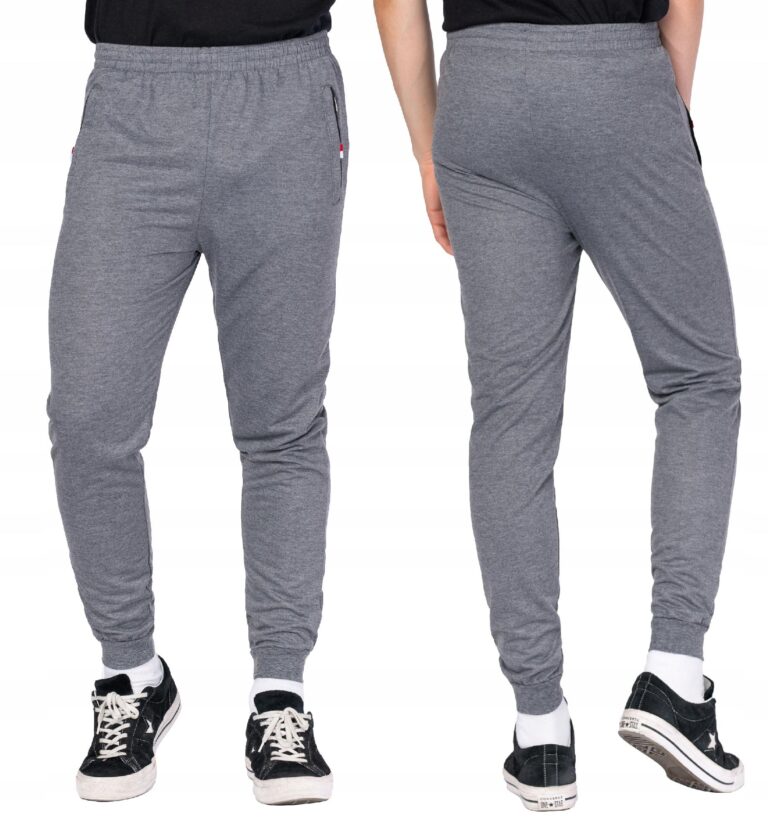 Spodnie Dresowe Męskie Dresy Sportowe 4765-3 r XL