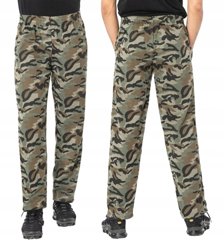Spodnie Dresowe Moro Dresy Męskie Army 46091-2 4XL
