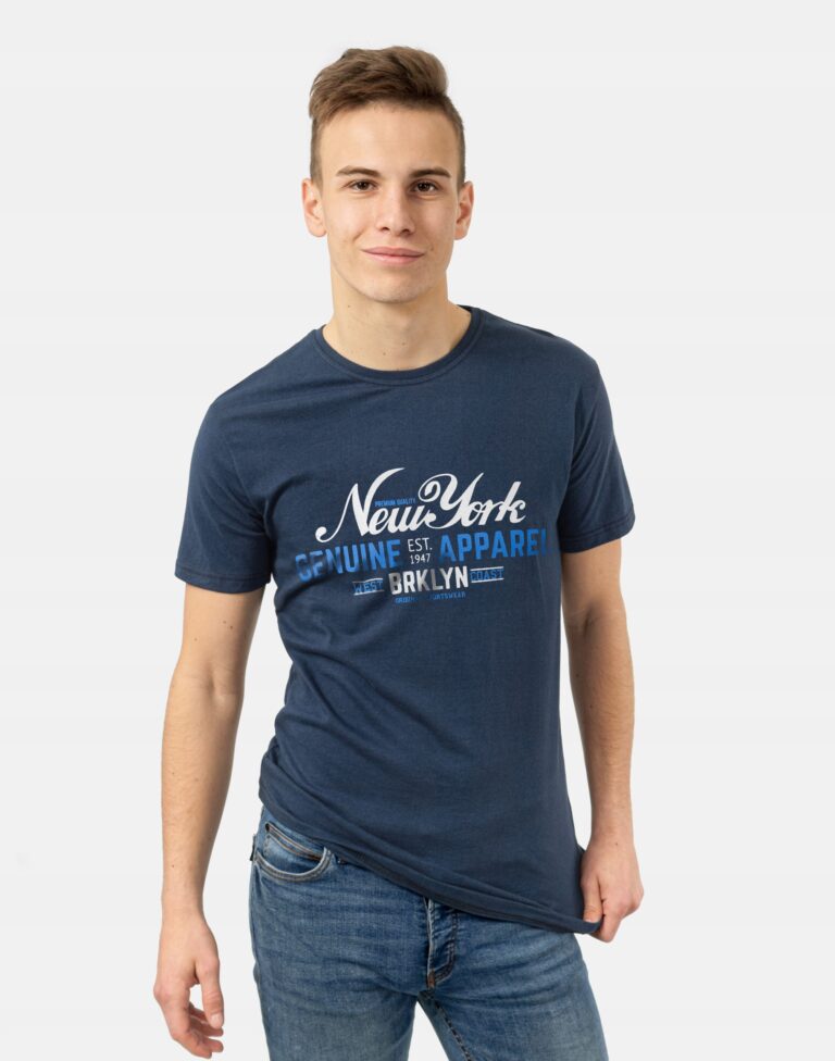 Duża Koszulka Podkoszulek Tshirt Męski KM16-4 3XL
