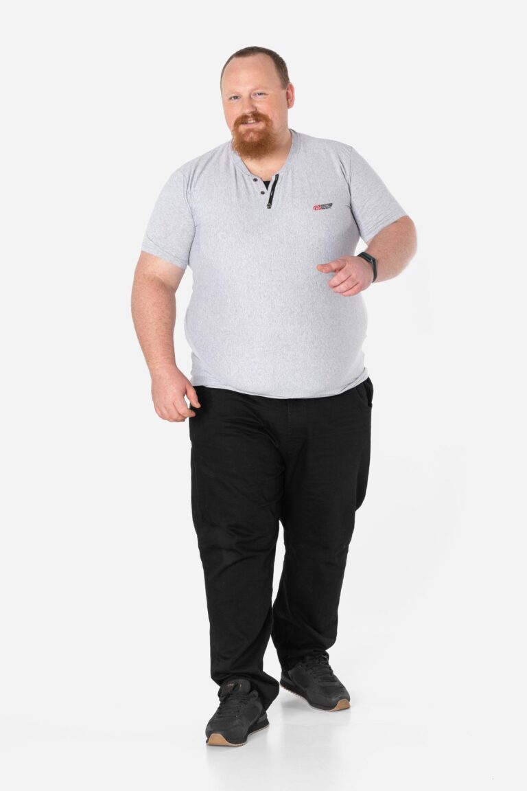 Duża Koszulka T-shirt Podkoszulek Męski 2020-6 6XL