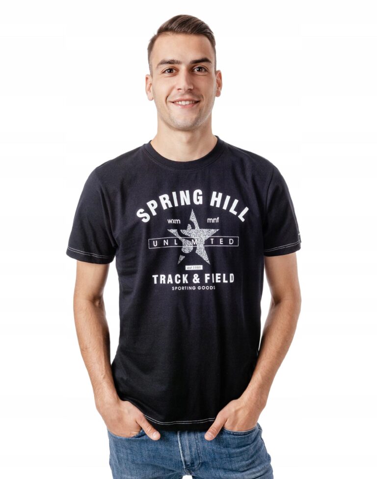 Duży Podkoszulek Męski Koszulka Top SPRING-3 r 7XL
