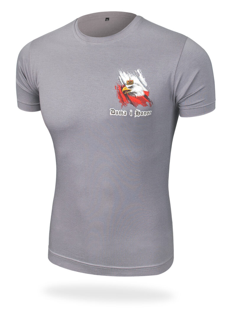 Koszulka Patriotyczna Polska Duma i Honor 3XL Szar