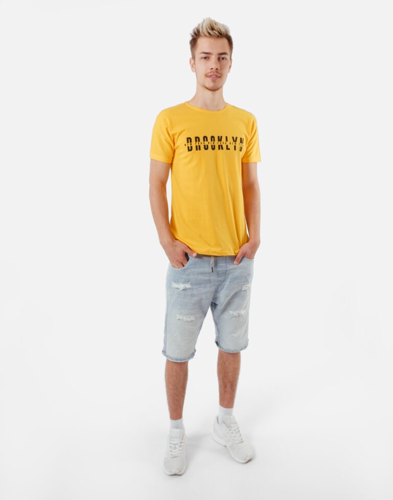 Koszulka Podkoszulek Męski T-shirt Top KM10-09 r M