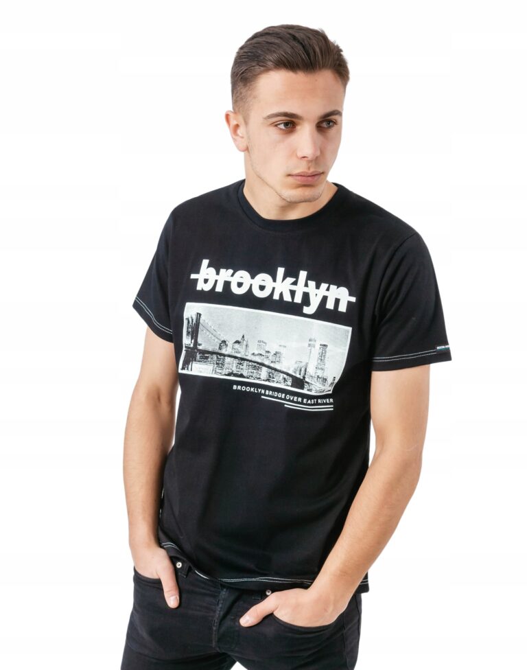 Podkoszulek Męski Koszulka T-shirt BROOKLYN 03 5XL