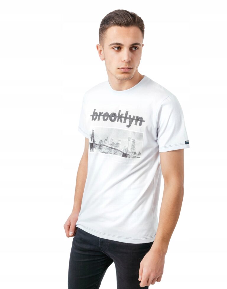 Podkoszulek Męski Koszulka T-shirt BROOKLYN 01 4XL