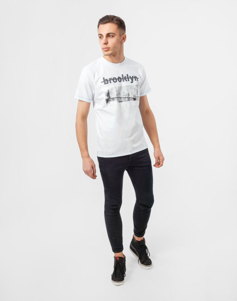 Podkoszulek Męski Koszulka T-shirt BROOKLYN 01 4XL