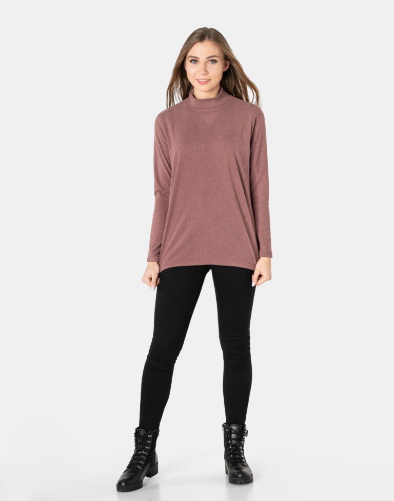 Sweter Półgolf Damski Bawełniany Golf 16513-05 3XL