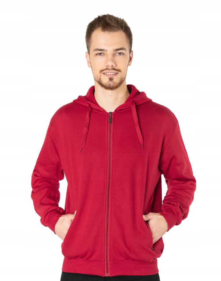 Bluza Dresowa Męska Sportowa Rozsuwana 0429-03 XL