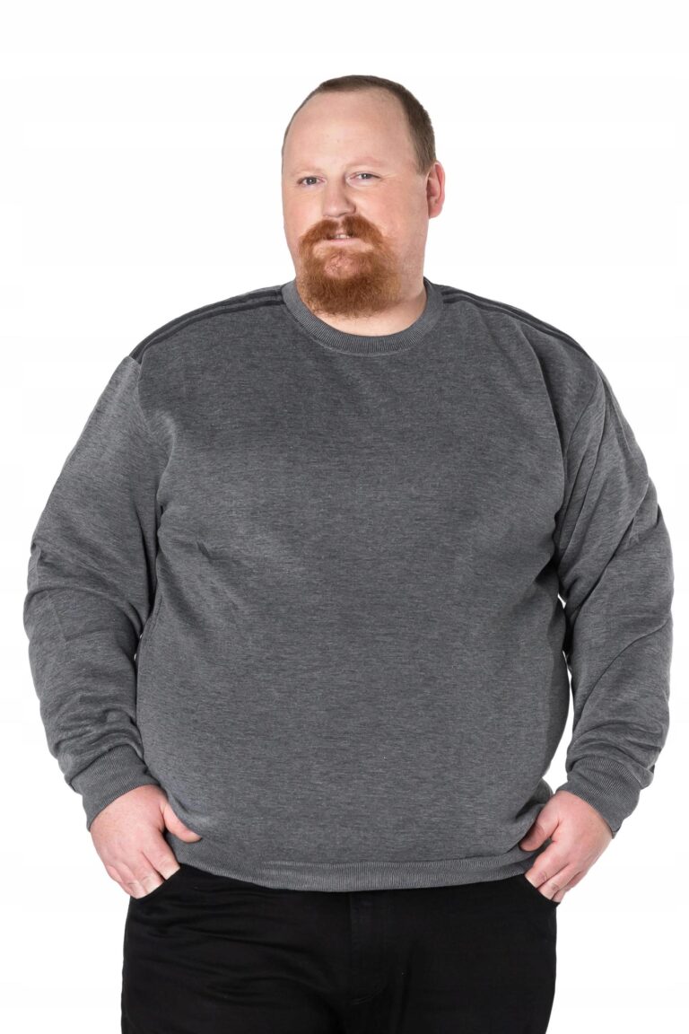 Duża Bluza Sportowa Dresowa Męska Baweł 1975-1 7XL